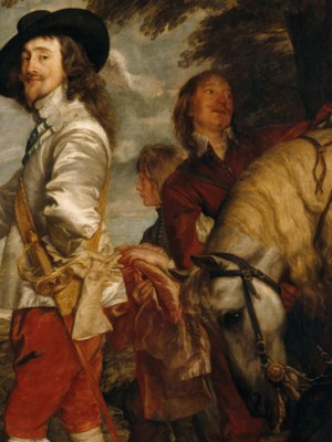 Charles I ('Le Roi à la chasse') (detail; c. 1635), Anthony Van Dyck. Musée du Louvre, Paris.