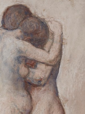 L'Étreinte (detail; 1903), Pablo Picasso.