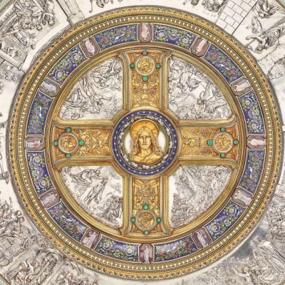 Detail of the Glaubensschild (Shield of Faith), (1842–47), designed by Friedrich August Stüler, Peter von Cornelius and Alexis-Étienne Julienne, Royal Collection Trust, Photo: Royal Collection Trust/© HM Queen Elizabeth II 2018