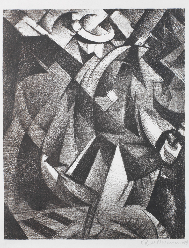 Bomber (1918), C.R.W. Nevinson. Bonhams, £109,250