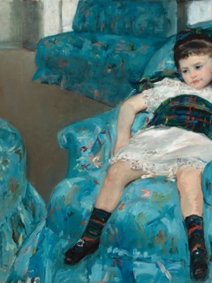 Little Girl in a Blue Armchair, Mary Cassatt