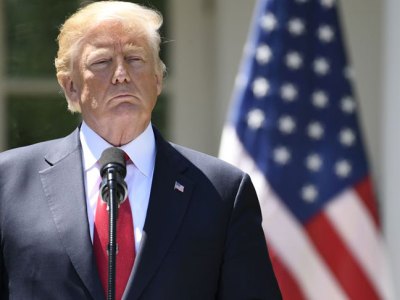 US president Donald Trump in April 2018.