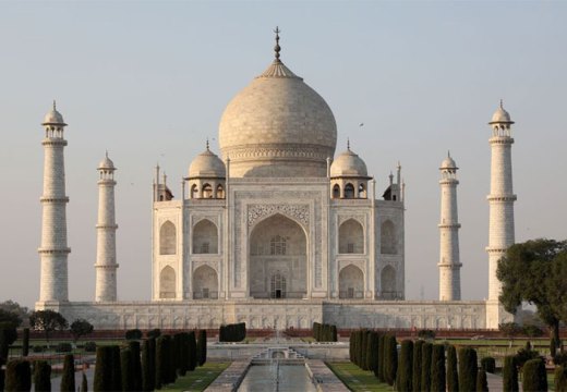 The Taj Mahal, photographed in March 2018.