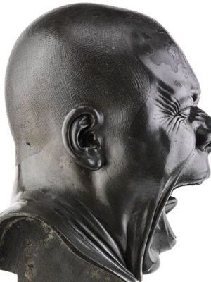 The Yawner (side view; c. 1770–83), Franz Xaver Messerschmidt.