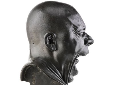 The Yawner (side view; c. 1770–83), Franz Xaver Messerschmidt.
