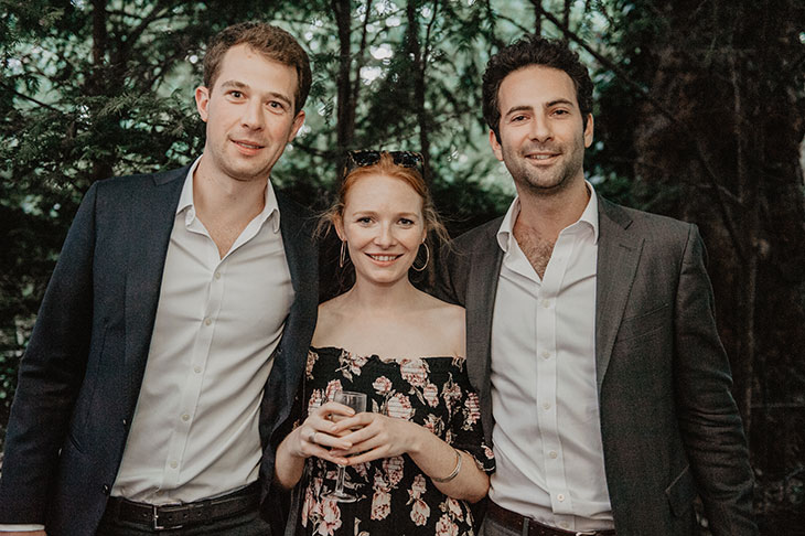 Jona Lueddeckens, Rosanna Cundall and Ermanno Rivetti.