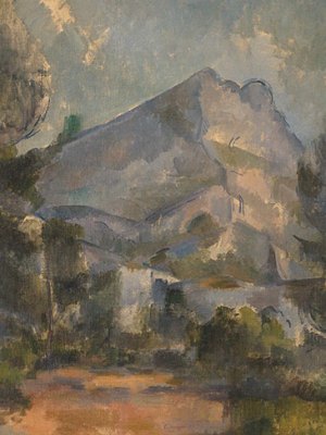 Montagne Sainte-Victoire (detail; 1897) Paul Cézanne.