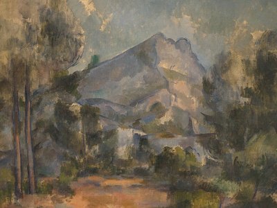 Montagne Sainte-Victoire (detail; 1897) Paul Cézanne.