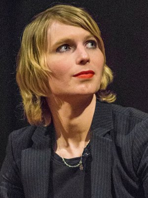 Portrait of Chelsea Manning.