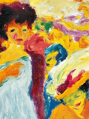 Gesellschaft (Party) (1911), Emil Nolde.