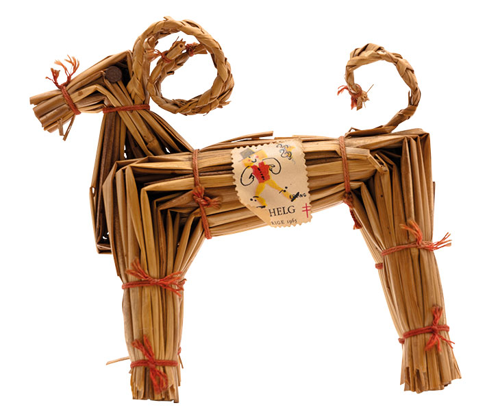 Swedish Christmas goat (Julbok) (20th century), Sweden.