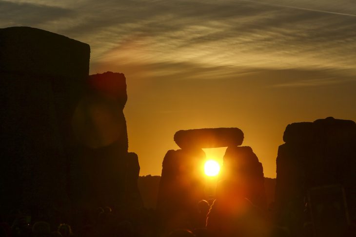 Sunrise at Stonehenge in June 2018. Photo: GEOFF CADDICK/AFP/Getty Images