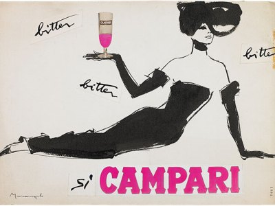 Bitter Campari (1960s), Franz Marangolo.