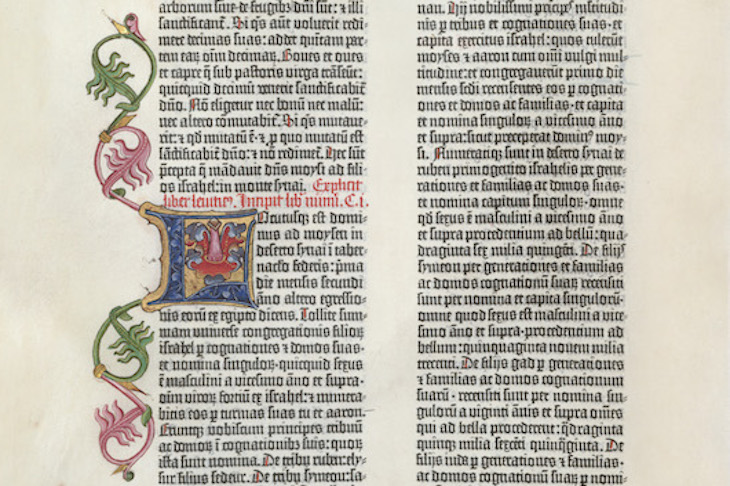 Gutenberg’s printed Bible is a landmark in European culture
