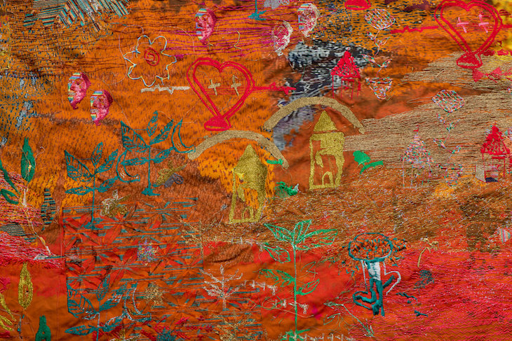 Alice Kettle’s textiles stitch together the stories of refugees