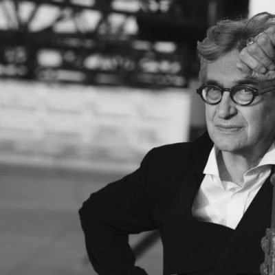Portrait of Wim Wenders taken in 2015 by Peter Lindbergh, image courtesy Wim Wenders