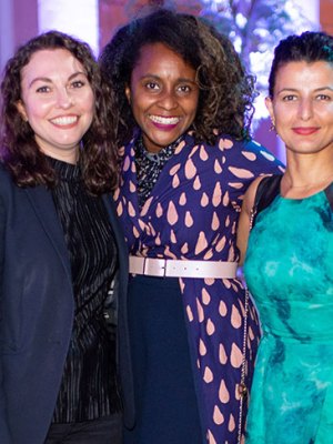 Shoair Mavlian, Zoe Whitley and Fatoş Üstek