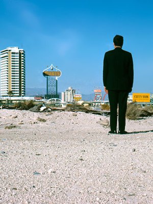 Robert Venturi in Las Vegas in 1968.