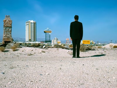 Robert Venturi in Las Vegas in 1968.