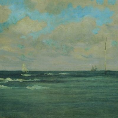 The Bathing Posts, Brittany (1893), James McNeill Whistler.