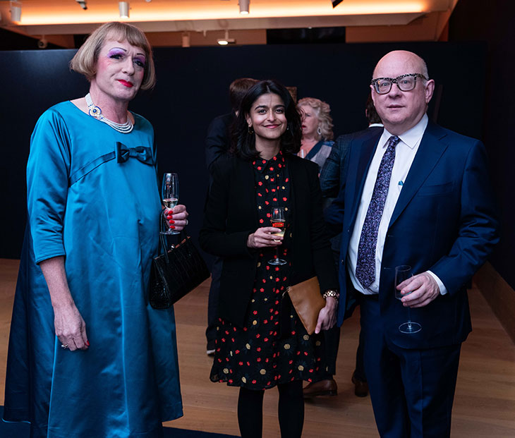 Grayson Perry, Munira Mirza and Thomas Sokolowski.