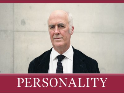 Charles Saumarez Smith photographed at the Royal Academy of Arts, London, by Clare Hewitt.