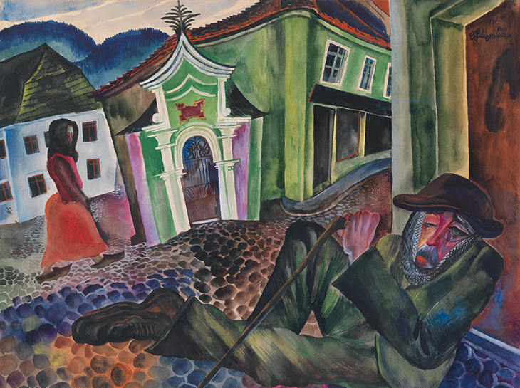 The Beggar of Prachatice (1924), Conrad Felixmüller, The George Economou Collection.