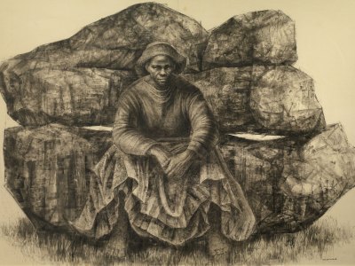 General Moses (Harriet Tubman) (1965), Charles White.