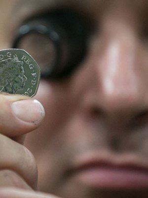 Fifty pence. But not the Brexit one.