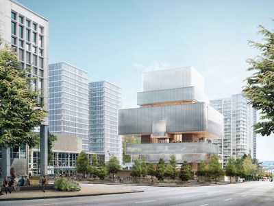 Architect’s rendering of the new Vancouver Art Gallery building.