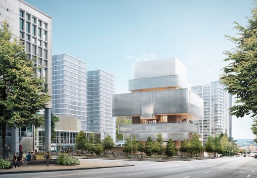 Architect’s rendering of the new Vancouver Art Gallery building.