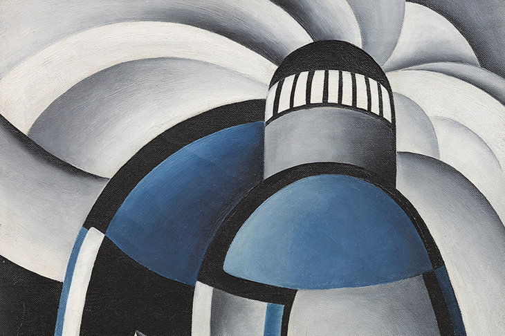 Variation on a Lighthouse Theme II (detail; c. 1931–32), Ida Ten Eyck O’Keeffe