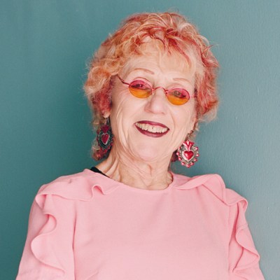 Judy Chicago photographed in Santa Monica in September 2018