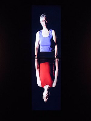 Installation view of ‘Bill Viola/Michelangelo: Life Death Rebirth’ at the Royal Academy of Arts, London, 2019.