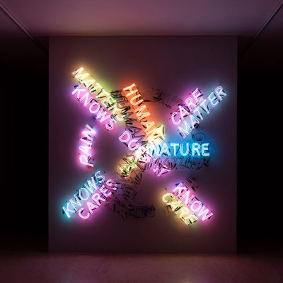 Installation view of ‘Bruce Nauman: Disappearing Acts’ at MoMA PS1, New York, 2018.