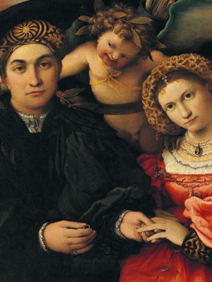 Portrait of Marsilio Cassotti and his wife Faustina (1523), Lorenzo Lotto