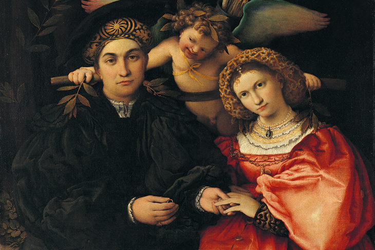 Portrait of Marsilio Cassotti and his wife Faustina (1523), Lorenzo Lotto