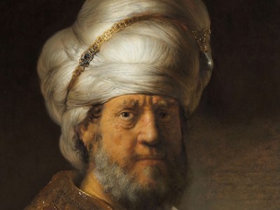 Man in Oriental Dress, (1635), Rembrandt van Rijn, Rijksmuseum, Amsterdam