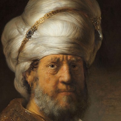 Man in Oriental Dress, (1635), Rembrandt van Rijn, Rijksmuseum, Amsterdam