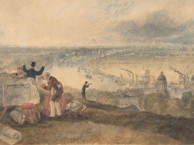 View of London from Greenwich (1825), Joseph Mallord William Turner. Metropolitan Museum of Art, New York