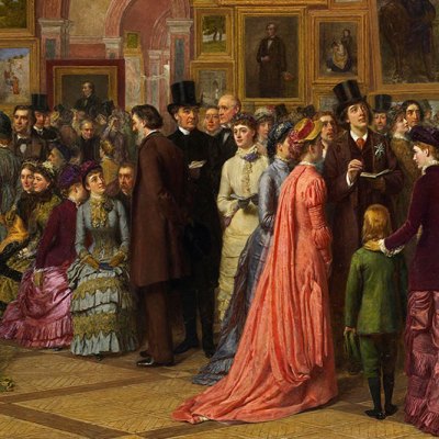 The Private View at the Royal Academy, 1881 (1881–83), William Powell Frith.