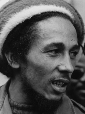 Bob Marley in London in June 1977, photo by Evening Standard/Getty Images