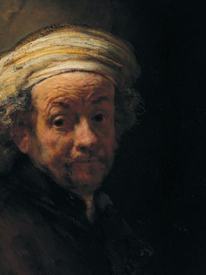 Self Portrait as the Apostle Paul (detail; 1661), Rembrandt van Rijn. Rijksmuseum, Amsterdam