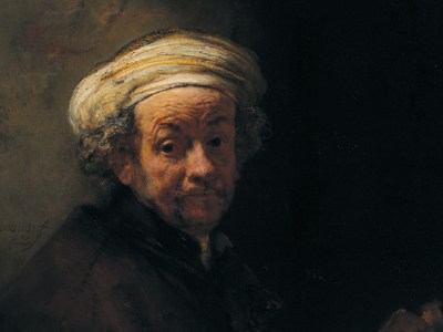 Self Portrait as the Apostle Paul (detail; 1661), Rembrandt van Rijn. Rijksmuseum, Amsterdam