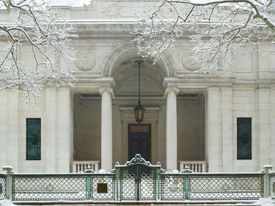 J. Pierpont Morgan’s Library in winter, 2011, Morgan Library & Museum.