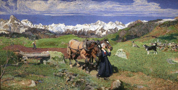 Spring in the Alps, Segantini