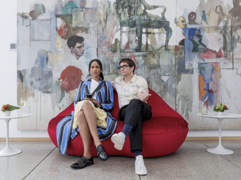 Zawe Ashton and Jake Gyllenhaal in Velvet Buzzsaw.