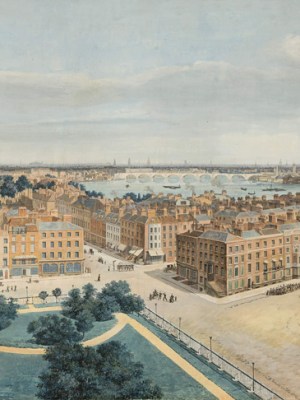 Panorama of London (1815), Pierre Prévost. Museum of London