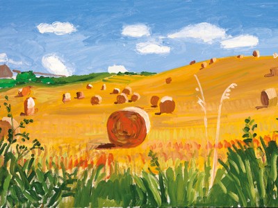 Kilham to Langtoft II, 27 July 2005 (2005), David Hockney.