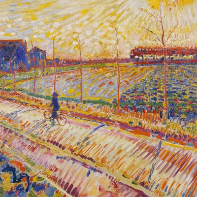 Laren Landscape with October Sun (1910), Jan Sluijters. Stedelijk Museum Schiedam.